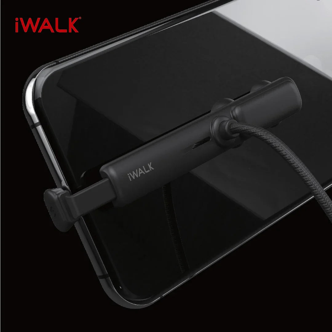 iWalk Crazy Link Gaming Charging Lightning Cable - Black - Tashqila iWalk Crazy Link Gaming Charging Lightning Cable - Black - Tashqila